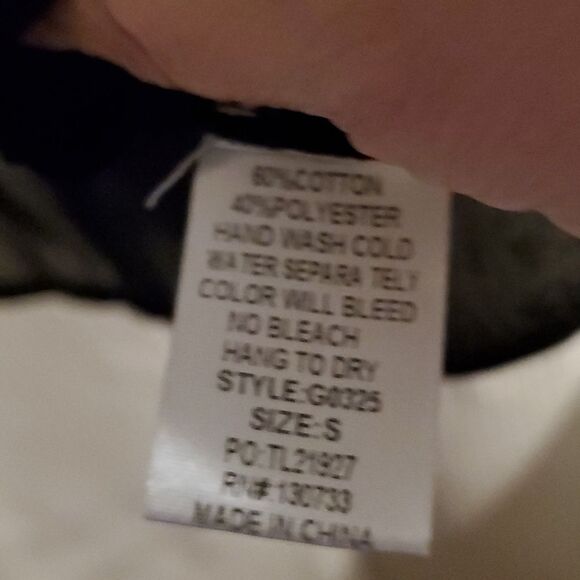 UMGEE RIBBED TUNIC BLACK S high low - Picture 4 of 6